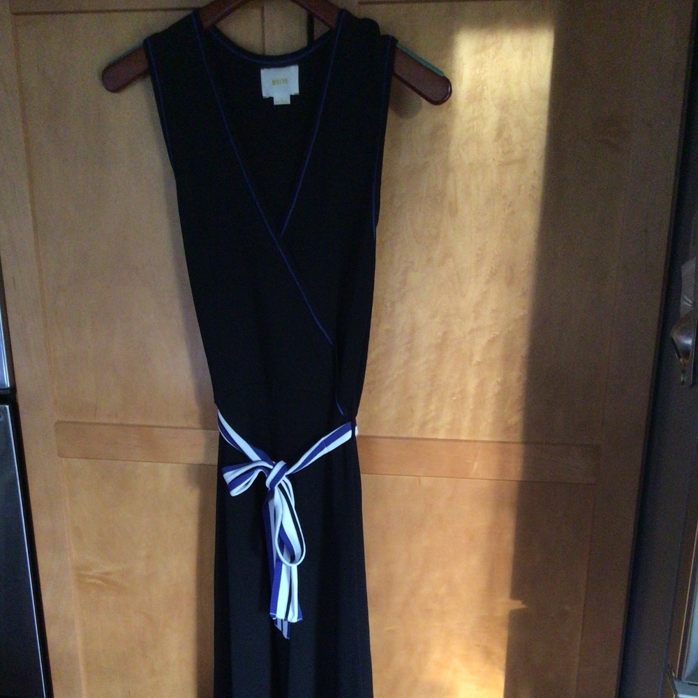 Maeve Anthropologie Black Knit dress M